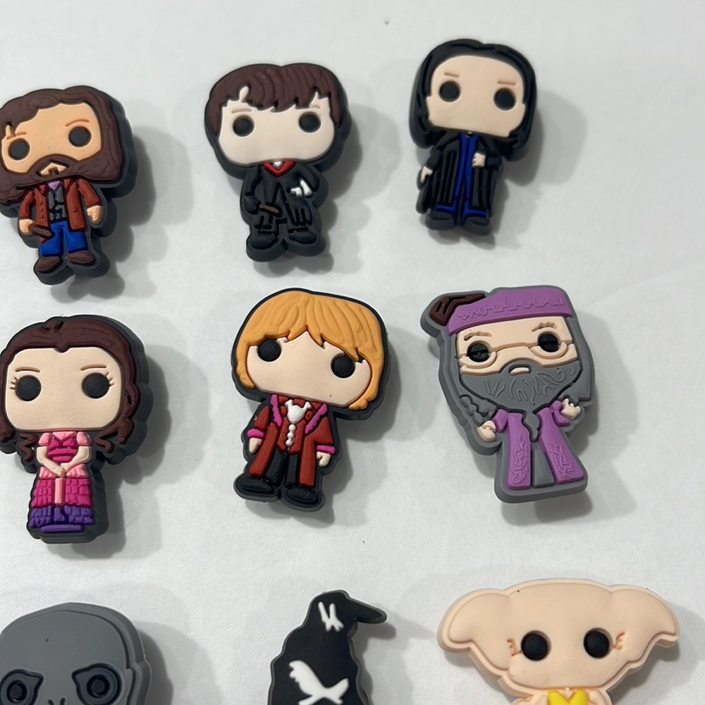 HARRY POTTER POP FUNKO JIBBITZ CROC CHARMS SET OF 12 - Picture 3 of 6